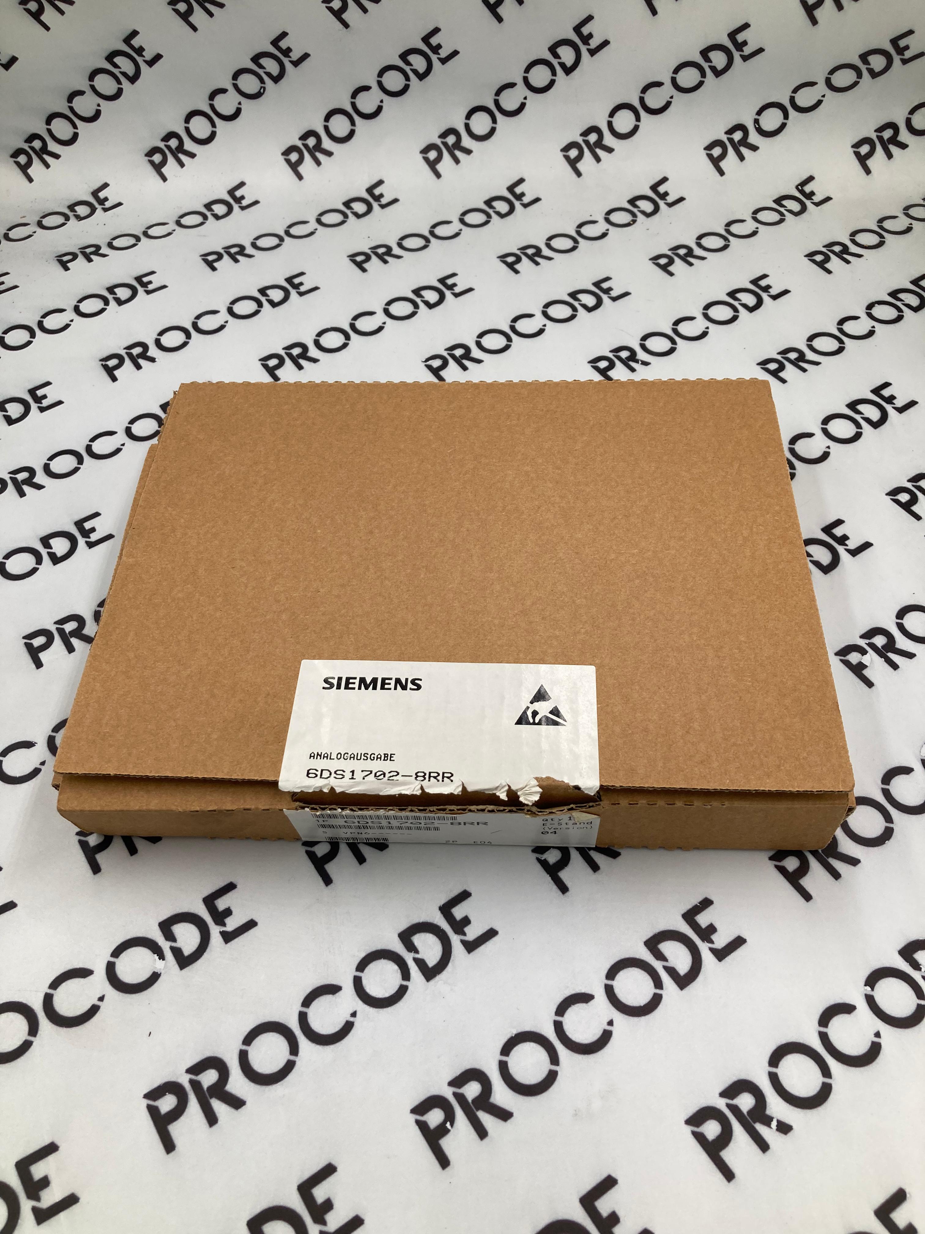 Siemens 6DS1702-8RR Analog Output