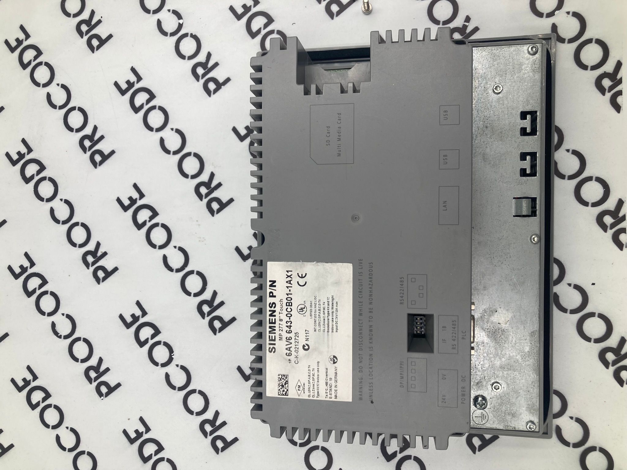 Siemens 6AV6 643-0CB01-1AX1 Panel (Used)