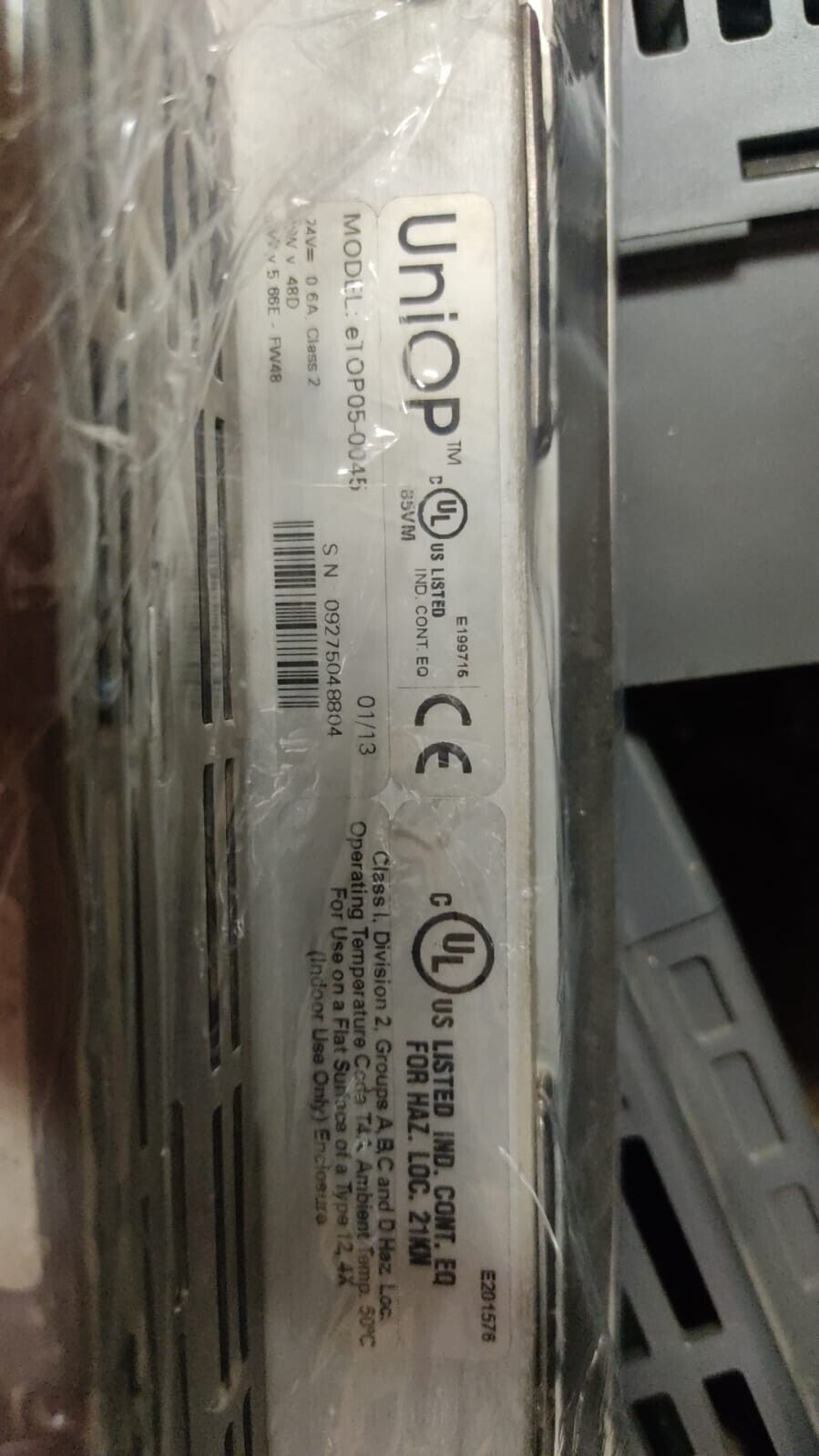 Uniop Etop05-0045 HMI Panel