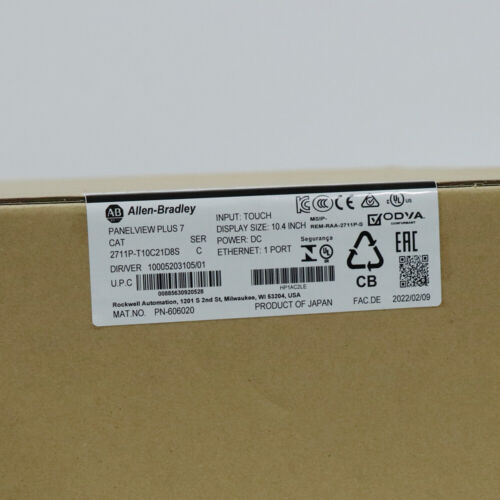 Allen Bradley 2711P-T10C21D8S PanelView