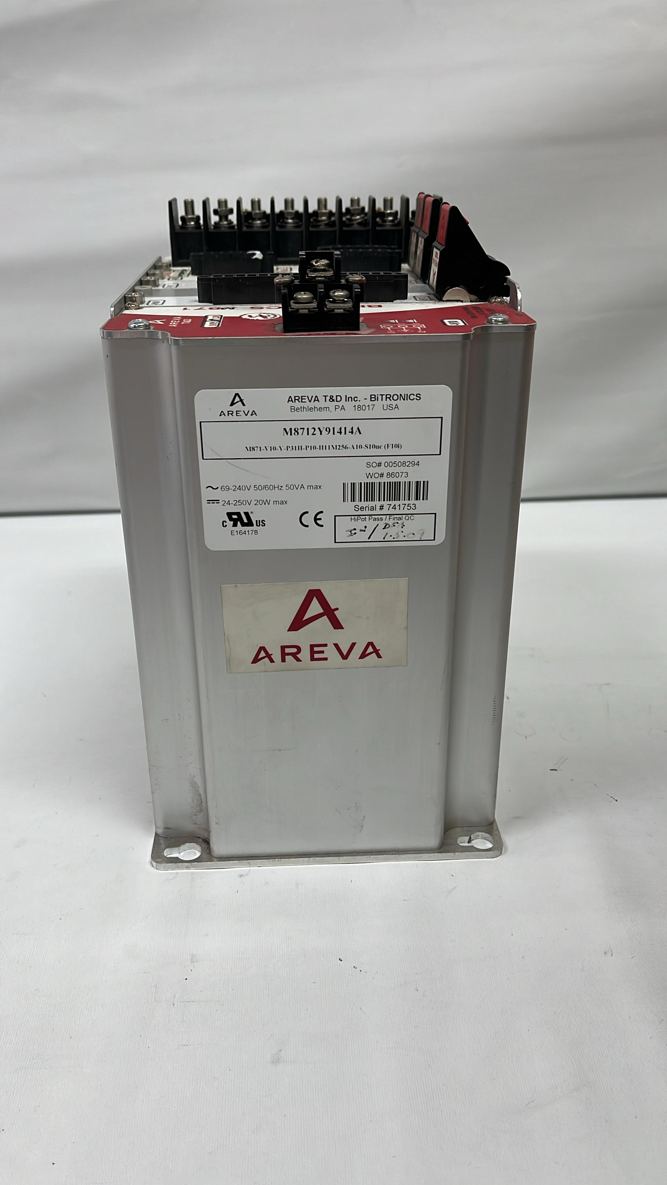 AREVA BITRONICS M8712Y91414A