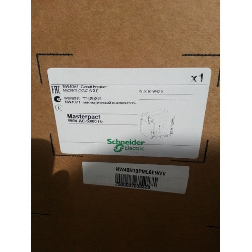 Schneider NW40H13PML2EHH 4000A NW40H1 3P ML2E  65kA Masterpact