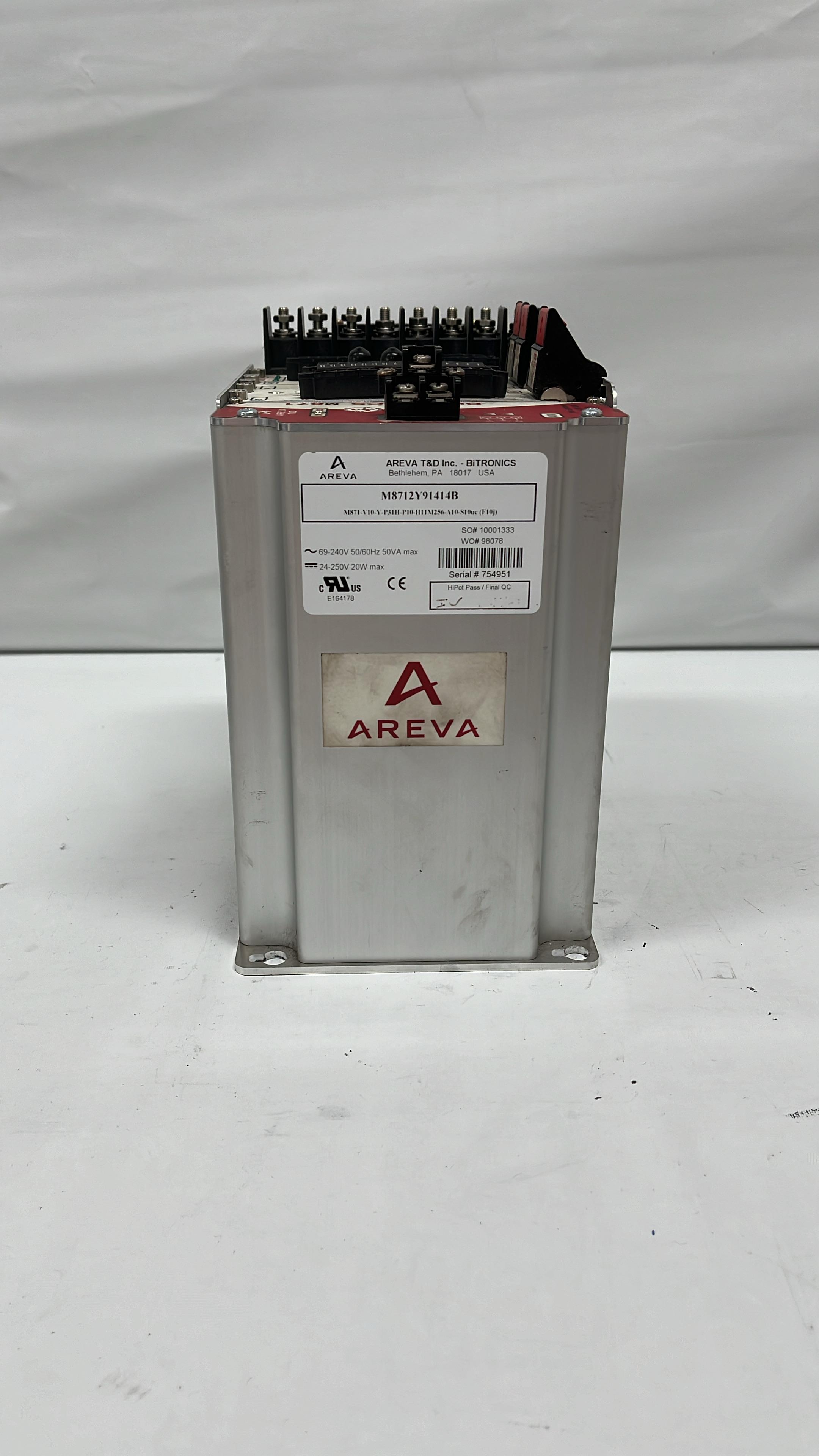 AREVA BITRONICS M8712Y91414B (USED)