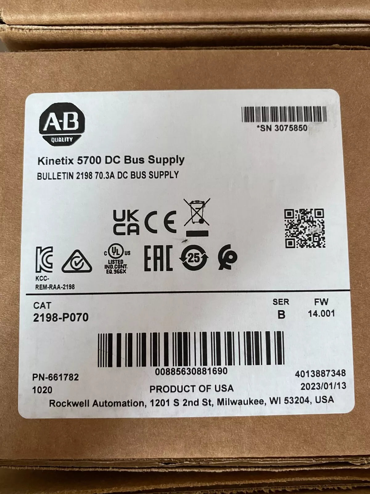 Allen Bradley 2198-P070