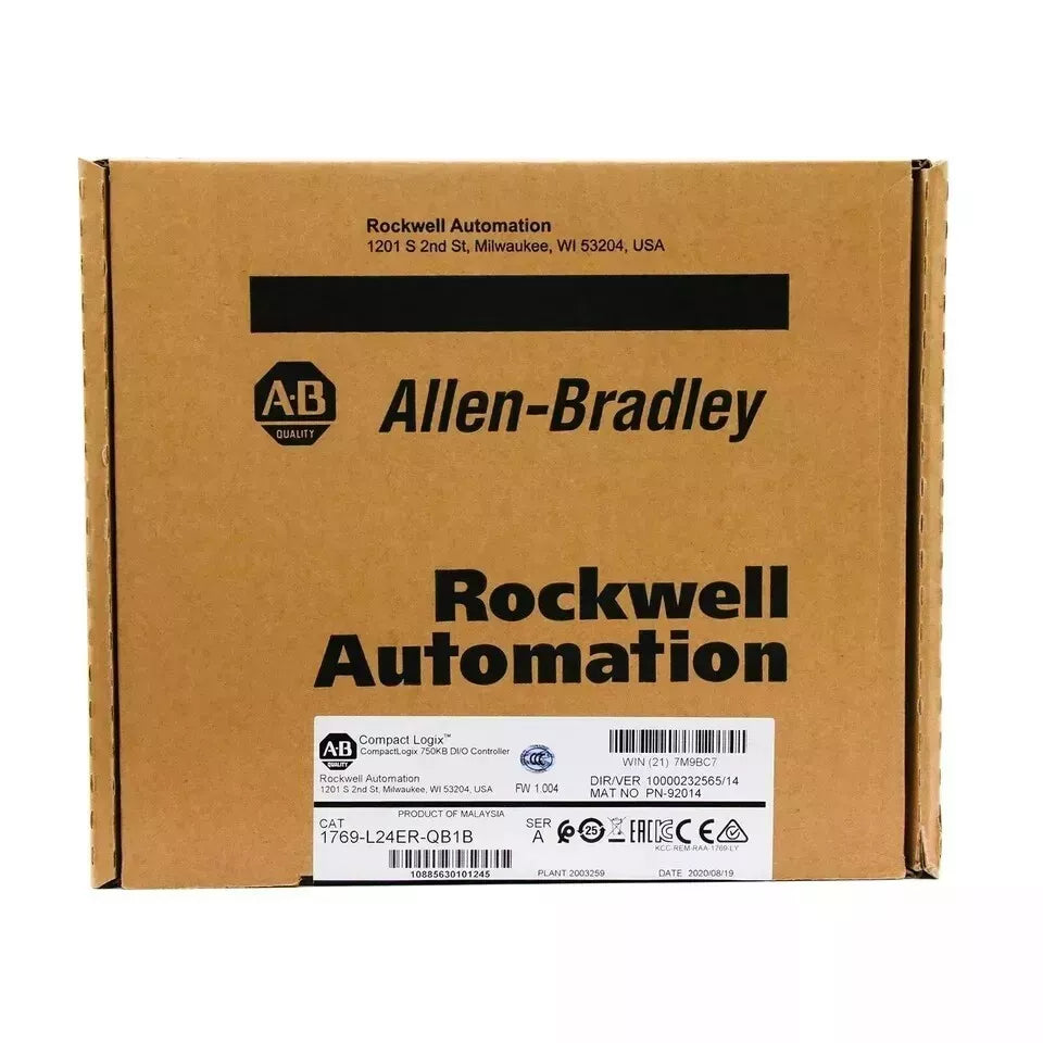 Allen Bradley 1769-L24ER-QB1B CompactLogix Controller