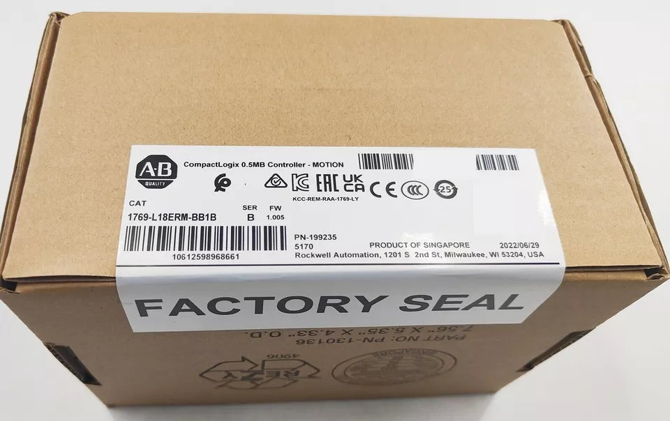 Allen Bradley 1769-L18ERM-BB1B CompactLogix