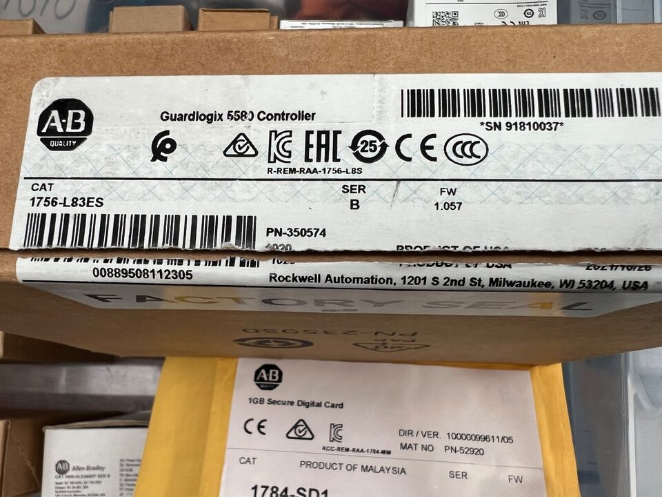 Allen Bradley 1756-L83ES GuardLogix