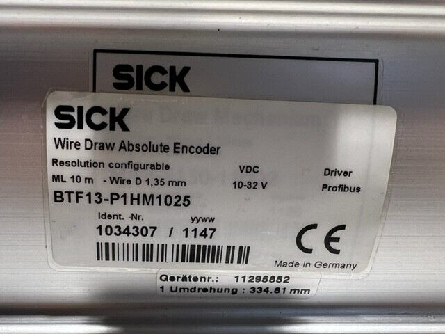 SICK BTF13-P1HM1025 ENCODER