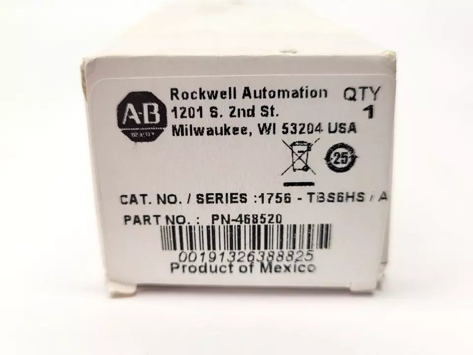 Allen Bradley 1756-TBS6HS ControlLogix