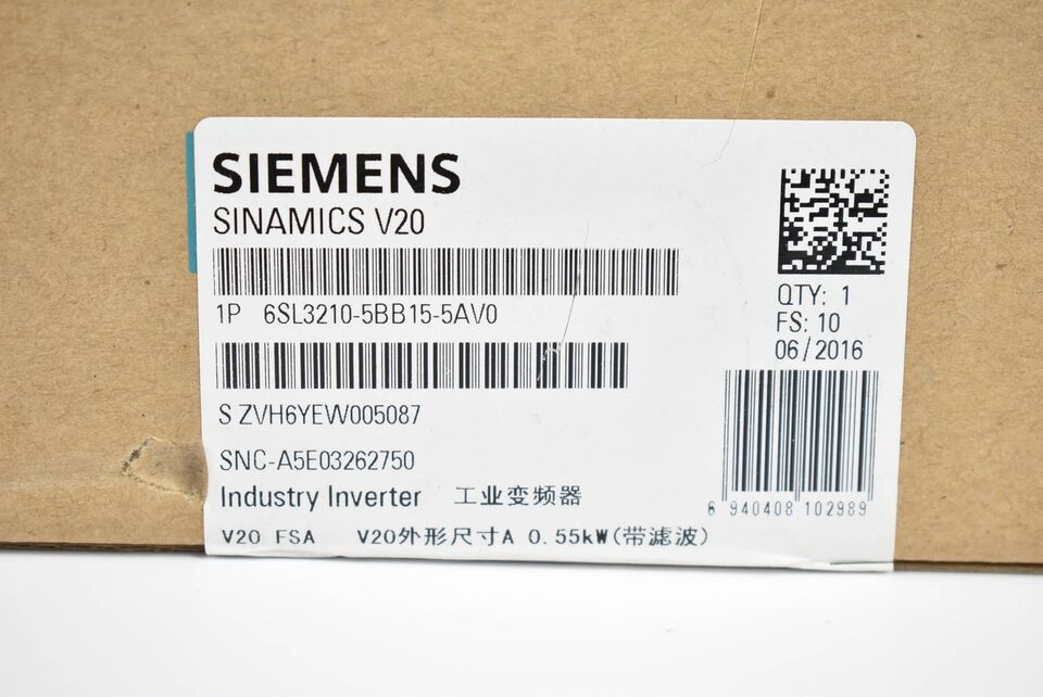Siemens 6SL3210-5BB15-5BV1