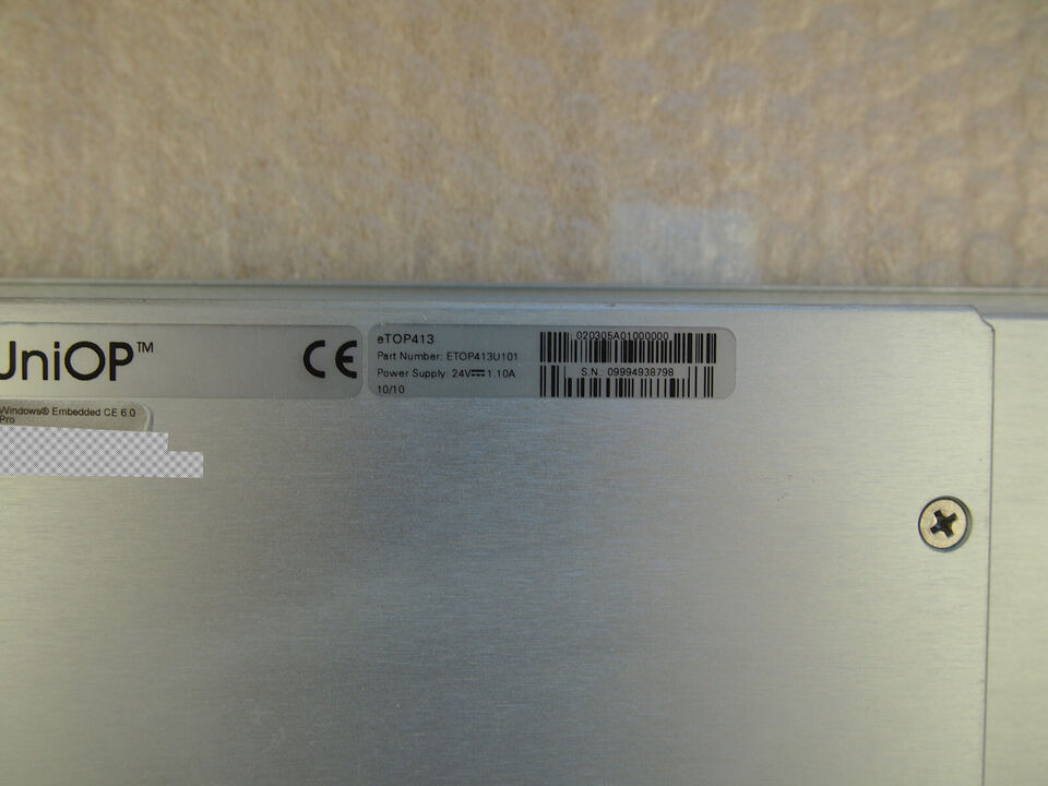 Uniop Etop413U101 HMI Panel (USED)