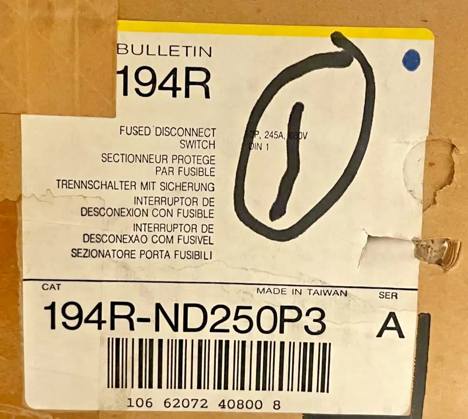 Allen Bradley 194R-ND250P3