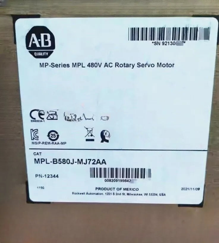 Allen Bradley MPL-B580J-MJ72AA